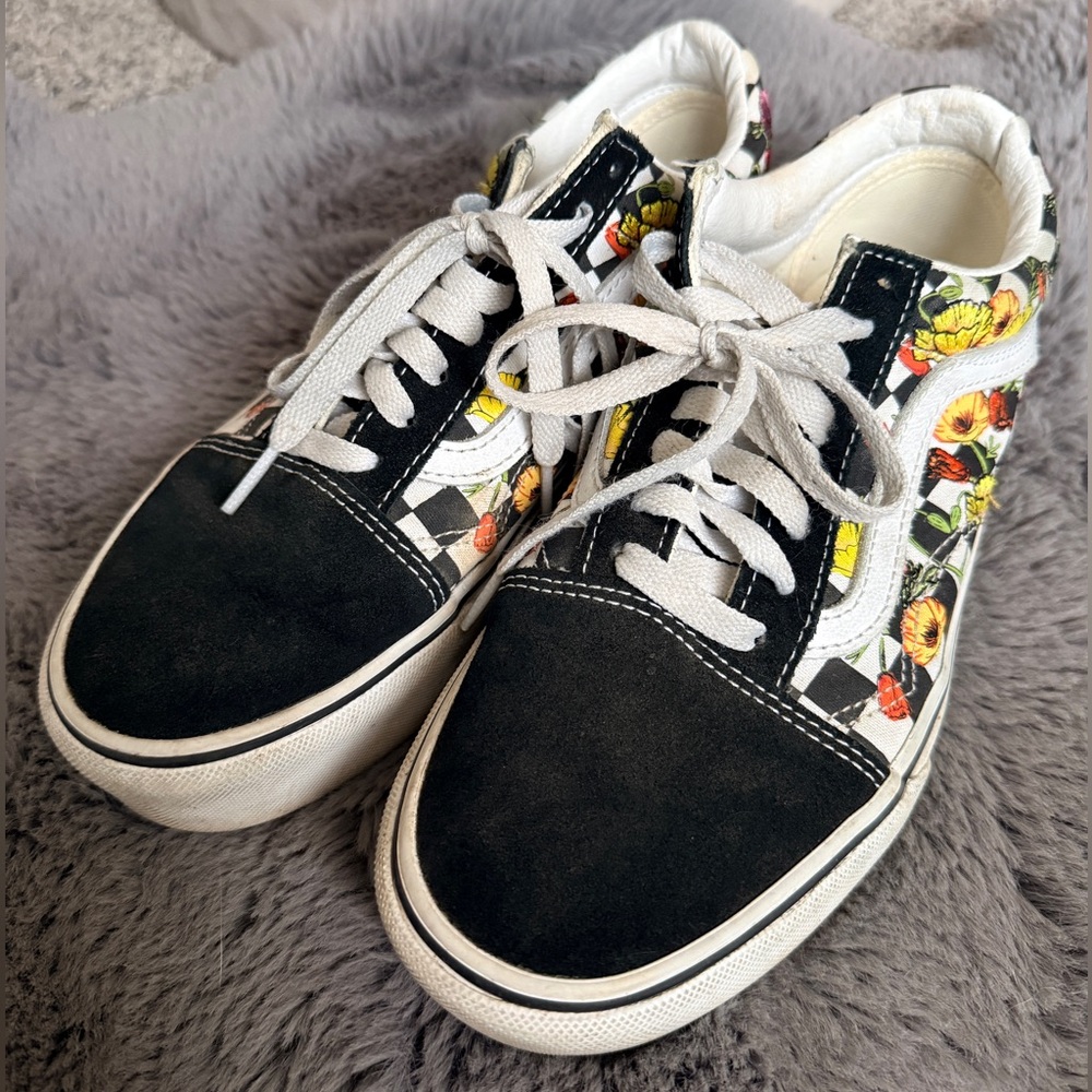 Floral Vans Sneakers